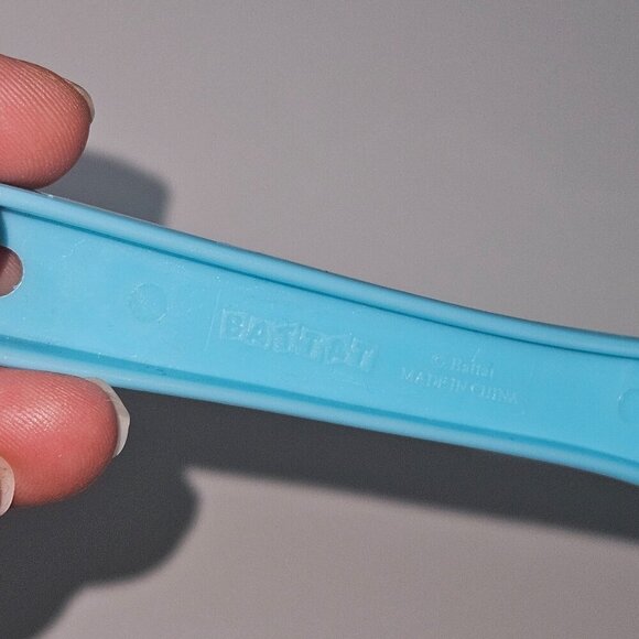 VTG Fisher Price Spatula Battat Blue Serving Spoon Plastic Toy Utensil Dish Lot - Picture 7 of 8